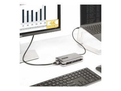 Startech : USB C MULTIPORT ADAPTER - USB C vers 4K 60HZ HDMI 2.0 - 100W PD