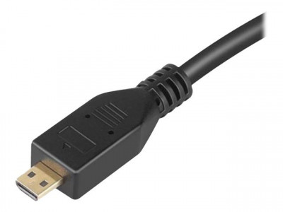 DLH : MICRO HDMI MALE vers HDMI FEMALE ADAPTER - LENGTH 16CM