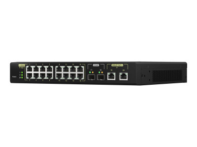 Qnap : WEB MANAGED SWITCH 16 PORTS 2.5GBERJ45 avec POE 802.3AT 30W