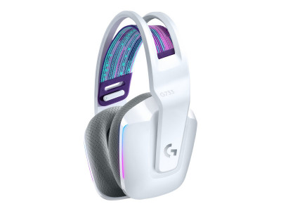 Logitech : G733 LIGHTSPEED WIRELESS RGB GAMING HEADSET WHITE EMEA