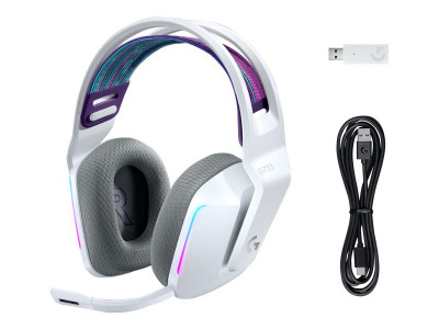 Logitech : G733 LIGHTSPEED WIRELESS RGB GAMING HEADSET WHITE EMEA