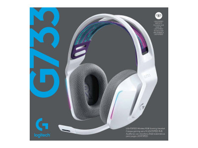 Logitech : G733 LIGHTSPEED WIRELESS RGB GAMING HEADSET WHITE EMEA