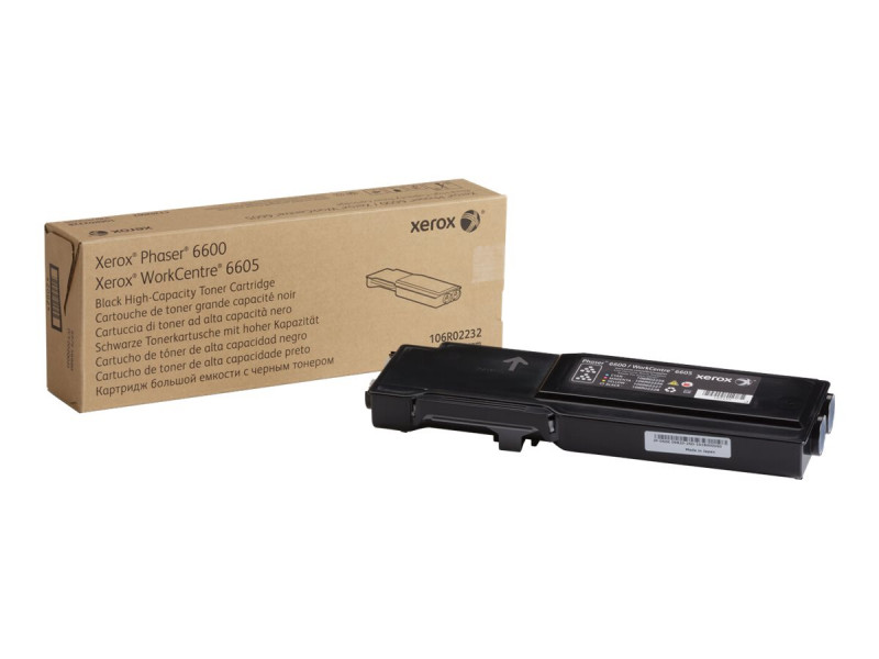 Xerox : Cartouche de toner Noir Phaser 6600/WorkCentre 6605 grande capacité (8 000 pages) pour Phaser 6600