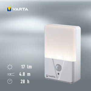 VARTA Détecteur de mouvement à LED 