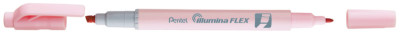 Pentel Surligneur Illumina Flex Pastel, rose pastel