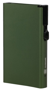 CLICKSAFE Porte-cartes avec bouton-poussoir & RFID,champagne