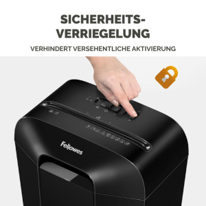 Fellowes Destructeur de documents Powershred LX25, noir