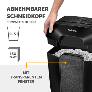 Fellowes Destructeur de documents Powershred LX25, noir