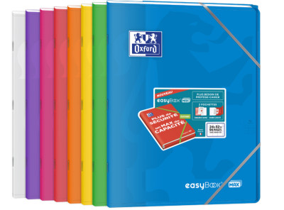 Oxford Cahier piqûre EasyBOOK MAX, 240 x 320 mm, assorti