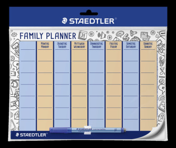 STAEDTLER Organiseur familial Lumocolor réutilisable, A4