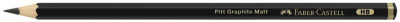 FABER-CASTELL Crayon graphite PITT GRAPHITE Matt, dureté 10B