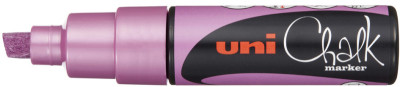 uni-ball Marqueur craie Chalk marker PWE8K, rose métallique