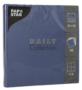 PAPSTAR Serviettes, 330 x 330 mm, 3 couches, rouge