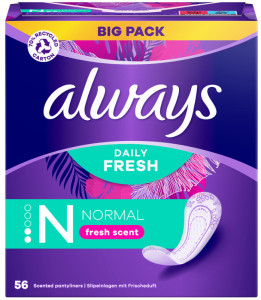 always dailies Protège-slip Fresh&Protect Normal Fresh