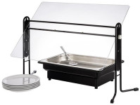 APS Pare-haleine BUFFET GUARD, noir/transparent APS Pare-haleine BUFFET GUARD, noir/transparent