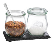 APS Plat en ardoise naturelle/soucoupe, (L)150 x (P)80 mm APS Plat en ardoise naturelle/soucoupe, (L)150 x (P)80 mm