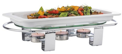 APS Chauffe-plat, 3 bougies, (L)340 x (P)180 x (H)60 mm