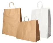 PAPSTAR Sac en papier, 440 x 320 x 170 mm, blanc