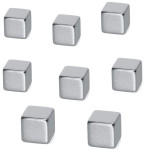 sigel Aimant en néodyme, dimensions: 10x10x10 mm, nickelé sigel Aimant en néodyme, dimensions: 10x10x10 mm, nickelé