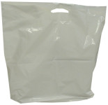 HAPPEL Sac cabas en LDPE, (L)550 x (P)50 x (H)600 mm, blanc HAPPEL Sac cabas en LDPE, (L)550 x (P)50 x (H)600 mm, blanc
