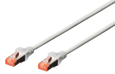 DIGITUS Câble de brassage, Cat. 6, S/FTP, LSZH, 0,25 m,blanc