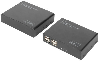 DIGITUS Kit d'extension KVM HDMI 2.0, HDBase T, 100 m