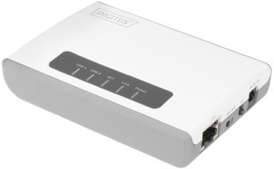 DIGITUS Serveur réseau multifonctions sans fil 2 ports USB