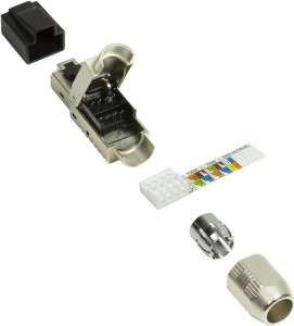 LogiLink Connecteur RJ45 Cat.6A, T568A/T568B & PROFINET