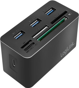 LogiLink Mini station d'accueil USB 3.2 (Gen 1), 8 ports