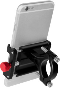 LogiLink Support de smartphone pour vélo, fixe, noir/rouge