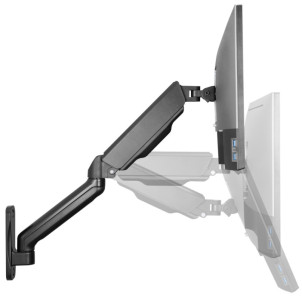LogiLink Bras pour écran à fixation murale, longueur: 450 mm