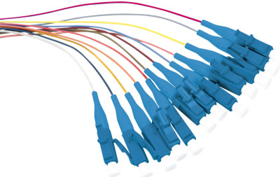 LogiLink Jeu de pigtails fibre optique, LC-Simplex, OM4, 2 m