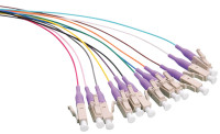 LogiLink Jeu de pigtails fibre optique, LC-Simplex, OS2, 2 m