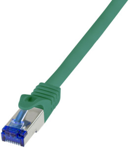 LogiLink Câble patch Ultraflex, Cat.6A, S/FTP, 0,25 m, bleu
