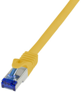 LogiLink Câble patch Ultraflex, Cat.6A, S/FTP, 0,5 m, blanc