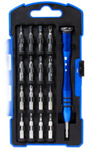 LogiLink Tournevis avec jeu de 17 embouts