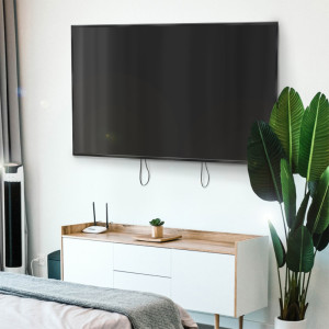 LogiLink Support mural pour TV, plat, pour 139,7 - 228,6 cm