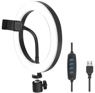 LogiLink Ring light pour smartphone, diamètre: 200 mm