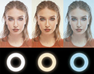 LogiLink Ring light avec trépied pour smartphone LogiLink Ring light avec trépied pour smartphone