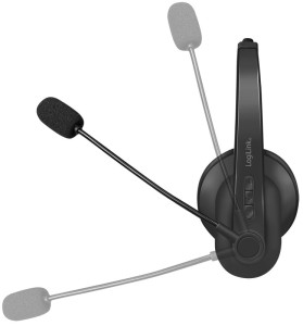 LogiLink Casque stéréo Bluetooth 5.0, noir