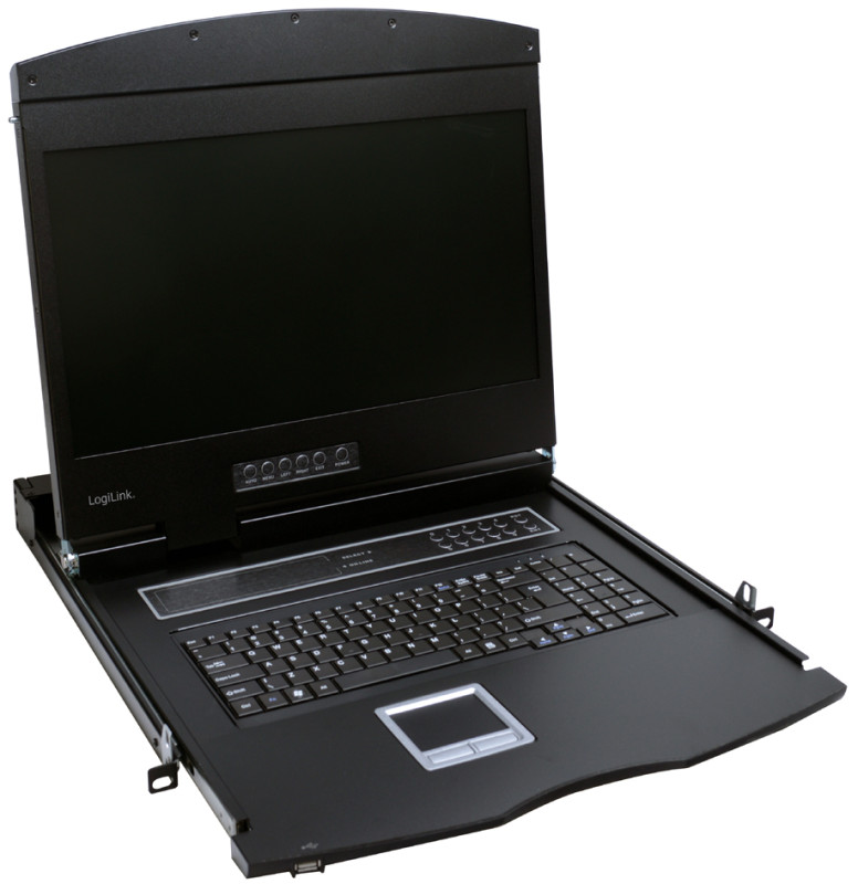 LogiLink 19 LCD KVM Konsole mit 48,26 cm (19