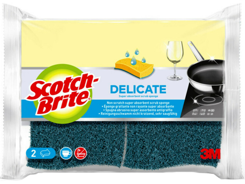 Scotch-Brite Eponge grattante non rayante Delicate