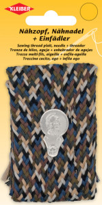 KLEIBER Tresse multi-fils avec aiguille & enfile-aiguille