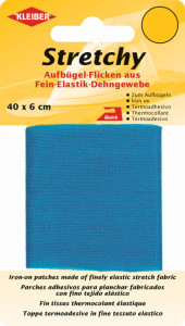 KLEIBER Patch thermocollant élastique, 400 x 60 mm, noir