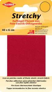 KLEIBER Patch thermocollant élastique, 400 x 60 mm, noir