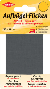 KLEIBER Patch thermocollant Zephir, 300 x 60 mm, brun clair