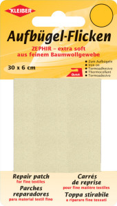 KLEIBER Patch thermocollant Zephir, 300 x 60 mm, rouge