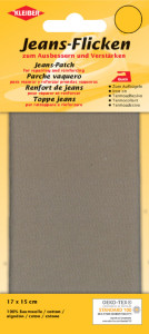 KLEIBER Patch thermocollant pour jeans, 170 x 150 mm, blanc