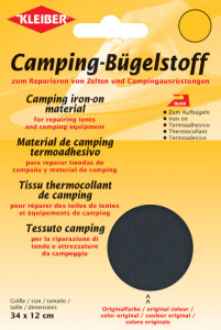 KLEIBER Tissu thermocollant de camping, rouge/blanc