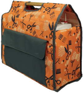 KLEIBER Sac pour machine à coudre, orange/gris